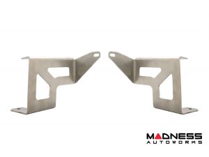 Toyota Tundra Front Bumper Light Bar Bracket Kit - Rigid Industries - For 20" SR-Series Toyota Tundra Front Bumper Light Bar Bracket Kit - Rigid Industries - For 20" SR-Series